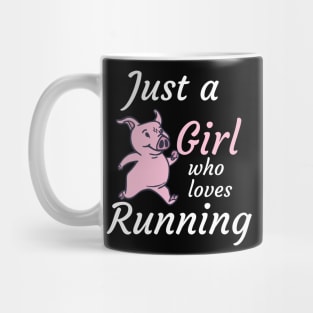 Just a girl who loves running Mug